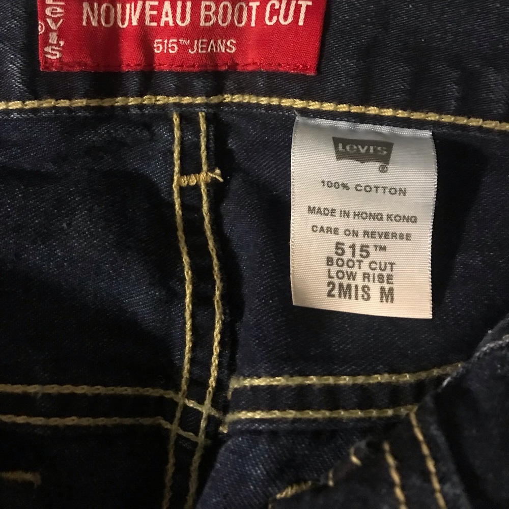 Nouveau Levi Strauss low rise boot cut jeans